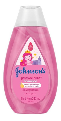 Johnson's Baby Shampoo Gotas De Brillo 200 Ml Para Bebé