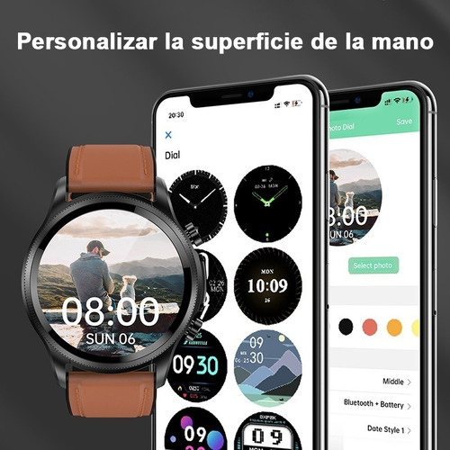 Reloj Inteligente Ecg+ Ppg Para Hombre, Glucemia Smartwatch