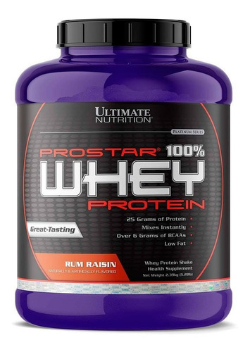 Suplemento en polvo Ultimate Nutrition  Prostar Whey proteínas sabor rum raisin en pote de 2.39kg