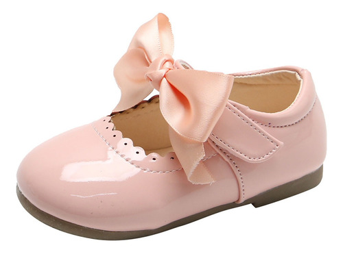 Zapatos Bebé Niñas Lindo Lazo Hueco Antideslizante Cuero Peq