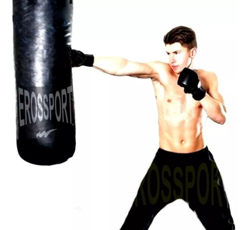 Bolsa De Boxeo + Guantes + Kit Soporte Techo--erossport