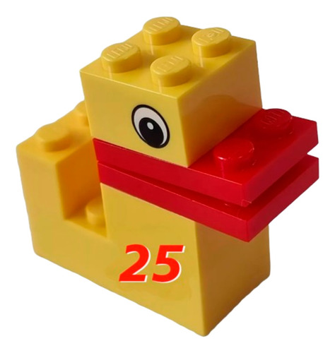 Pato Duck Lego® Serious Play Amarelo 25 Kit Peças Originais