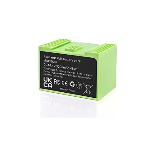 Batería   I7 De 3200 Mah, Compatible Irobot   E E I Se...