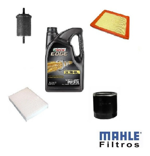 Kit Filtros Y Aceite Castrol 5w40 Vw Saviero Cross 16v 