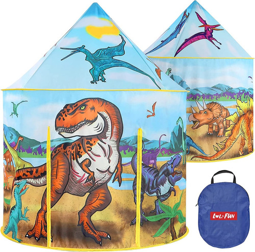Carpa Tienda Campaña Dinosaurios Para Niños Con Bolso Viaje