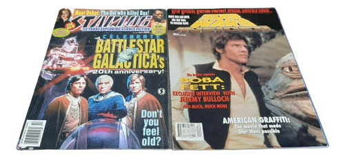  Battlestar Galactica Y Star Wars 2 Revistas Especiales Y Ma