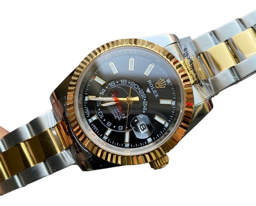 Reloj Rolex Sky Deweller Automatico Zafiro 40mm Bitono Negro (Reacondicionado)