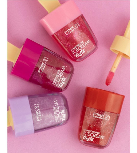 Helado Magic Gloss Pink21 Labial Muda Cor Ph 6,5 ml