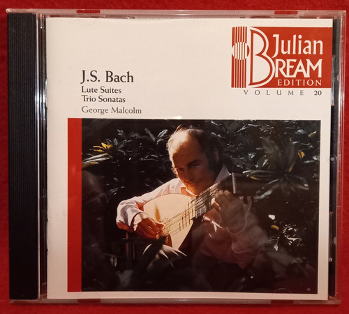 Julian Bream Js Bach Lute Suites-trio Sonatas Bmg Usa 1993 