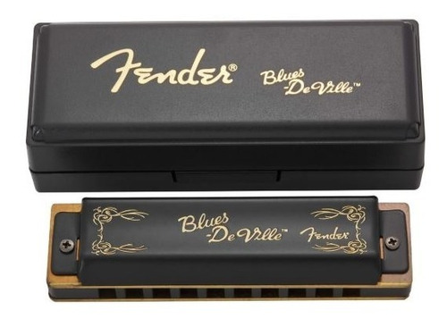 Gaita Fender Blues Deville Em C Dó 10 Buracos Abs Resistente