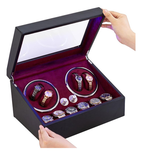 46 Automatic Watch Winder,watch Winder Box For Women's And M