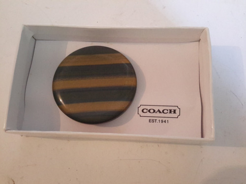 Recuerdo Botón Coach Vintage Resina Beachin