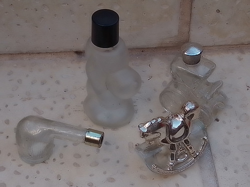 Antiguos Frascos Perfume Vacíos Pipa Auto Precio X Unidad 