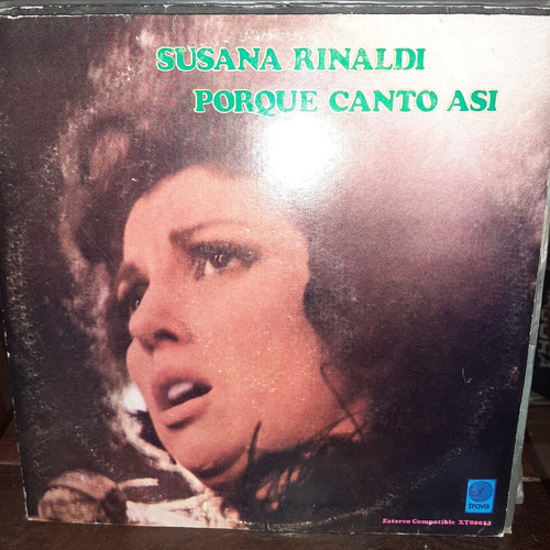 Vinilo Susana Rinaldi Porque Canto Asi T2