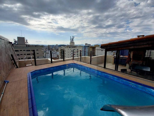 Imagem 2 de 30 de Cobertura Residencial Com 3 Dormitórios Sendo 2 Suítes E 2 Vagas De Garagem À Venda, 280 M² Por R$ 1.230.000 - Embaré - Santos/sp - Co0066
