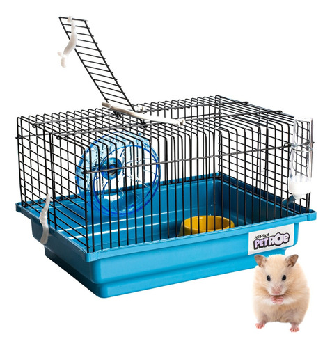 Gaiola Hamster Completa Acessórios Brasileirinha