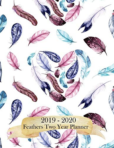 20192020 Feathers Two Year Planner 2 Year  24 Months Calenda