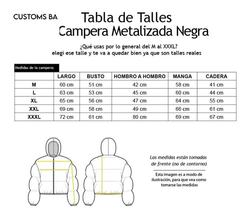 Imagen 6 de 9 de Campera Metalizada Mujer