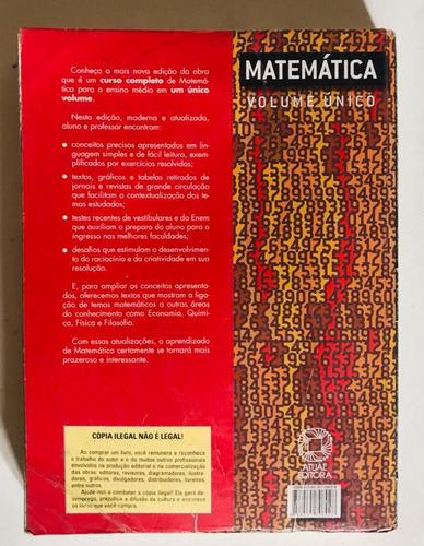 Matemática Volume Único Gelson Iezzi