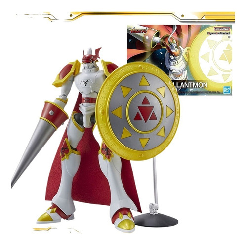 Em Estoque Original Bandai 17cm Figure-rise Digimon Dukemon
