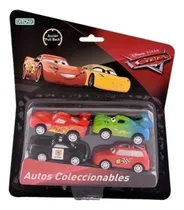 Comprar Cars Set 4 Autitos Con Rayo Mcqueen Y Mate Pull Back Ditoys