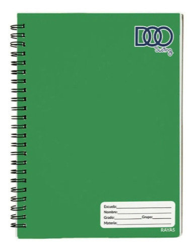 Cuaderno Espiral De 100 Hojas Profesional Blanco Swing Doo