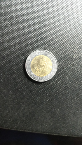 Moneda De Colección De Cinco Nuevos Pesos 1992