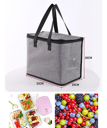 Bolso De Entrega De Alimentos Aislados Bolso De Compras Para