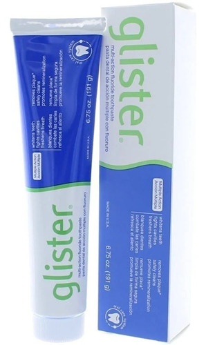 5 Unidades Crema Glister 200 G Amway Americana Con Fluoruro