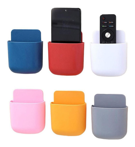 Imagen 4 de 6 de 3 Soportes Porta Celular Control Para Pared Adhesivo Cargar