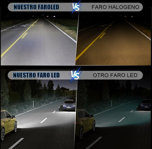 Focos Led Para Nissan Tsuru 1998-2017 De 30mil Lumenes