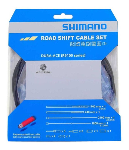 Guaya Cambio Shimano Dura-ace R9100 Cable Cambio Bicicleta 