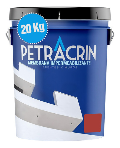 Pintura Membrana Liquida Petracrin 20 Kg Techo Colores