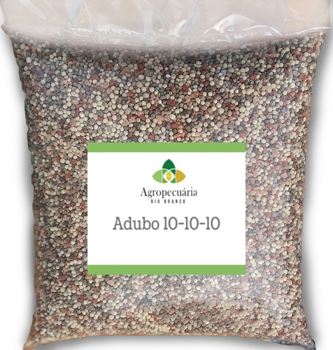 Adubo Npk 10-10-10 - Flores - Horta - Jardim - Frutas  10 Kg