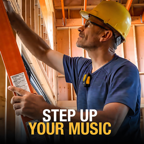 Alto-falante Bluetooth portátil Dewalt, com clipe magnético, Inhalá 110v