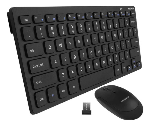 Macally 2.4 G Wireless Keyboard And Mouse Combo - Low Profil