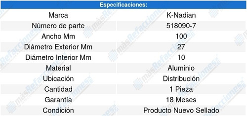 Tensor Hidraulico Distribucion Tl 6cil 3.7l 05-10 8593666