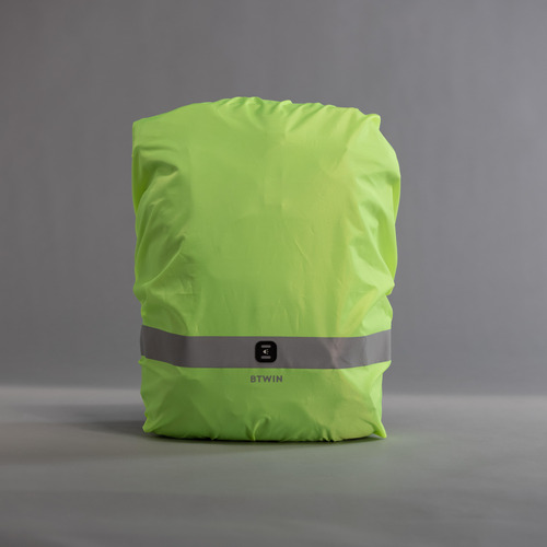 Cubremochila Impermeable Visibilidad Amarillo Fluorescente B