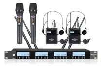 Comprar Sistema Microfonos Uhf Profesional Markimton 2m2b