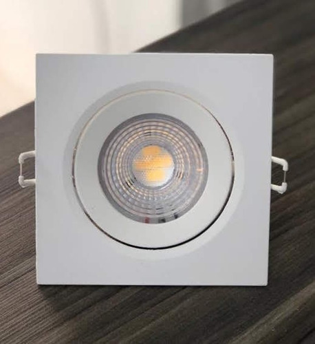 Imagem 1 de 2 de Kit C/ 20 Spot Avant 7w Quadrado Branco Quente 3000k