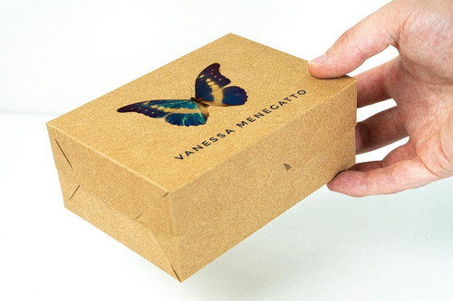 Imagem 4 de 6 de 10 Un Caixa Padrinhos Personalizada 15x11x06 Com Divisória