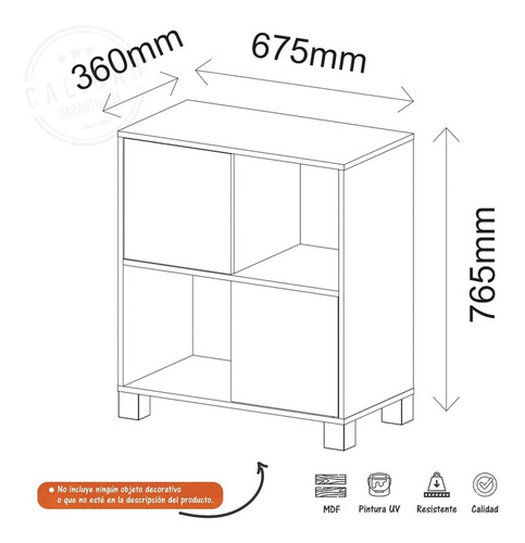 Imagen 6 de 9 de Mesa Auxiliar Biblioteca Kuad Bertolini