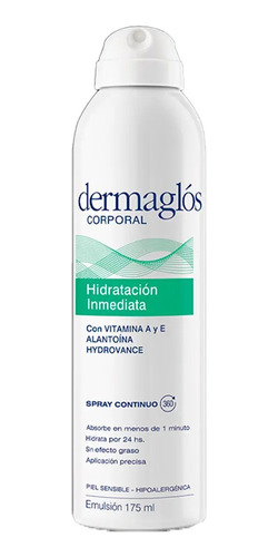 Dermaglós Crema Corporal Hidratación Inmediata Spray X175 Ml