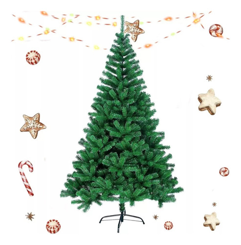Arbol De Navidad Artificial Pino Navideño 1.90 Con 800 Ramas