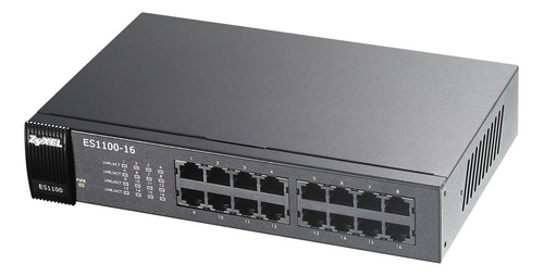 16 Port Unmanaged Fast Ethernet Switch Facil Encendido