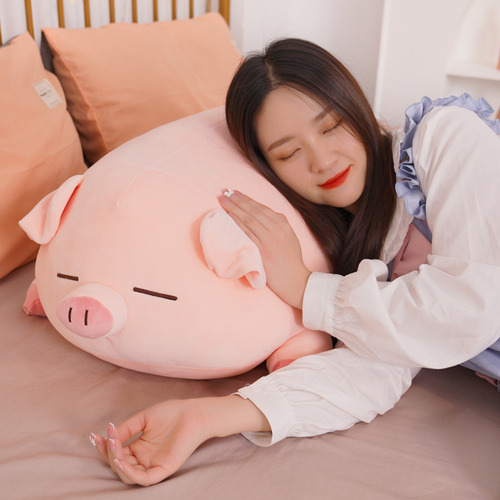 Fweaad Peluche Cerdito Almohada Super Suave Para Dormir