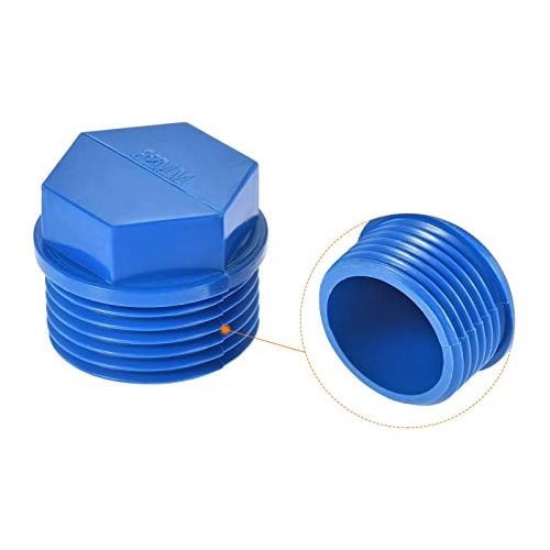 Tapón De Rosca De Pvc Cabeza Hexagonal G1 Rosca Macho ...