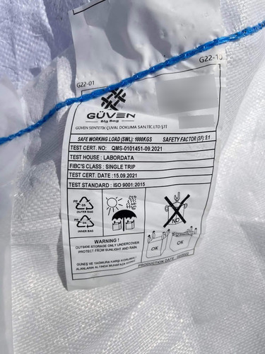 Sacas Big Bag Para Uso Industrial (Usado)