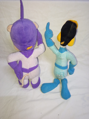 Peluches Pato Lucas Y Porku Duck Dodgers 40 Y 34 Cm Colecci Agua (Usado)
