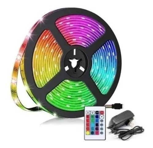 Cinta Led Multicolor Rgb Modelo 5050 Tik Tok Colores Nitidos